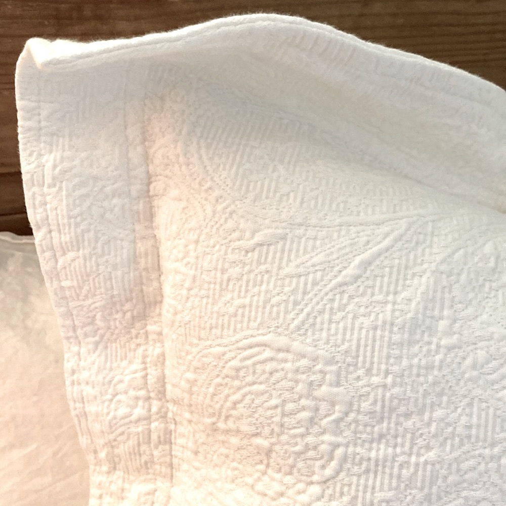Lands End Home Matelasse Euro Sham - Picture 3 of 4